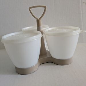 Vintage Tupperware Condiment Caddy
